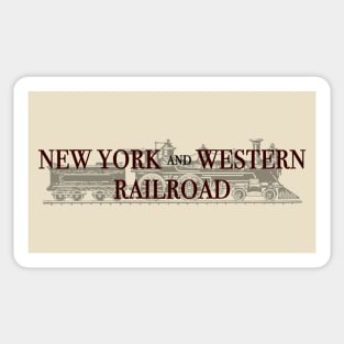 New York And Western Railroad Sticker